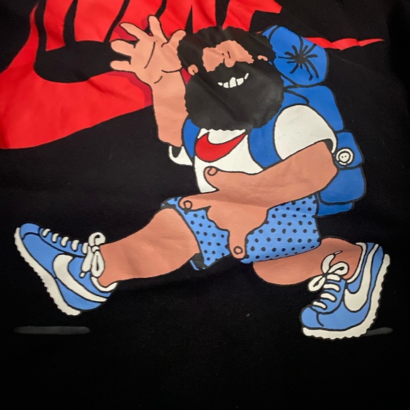 Nike Black and Orange Hoodie - Picture 5 of 6